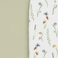 thumbnail image 2 of Sweet Jojo Designs Watercolor Floral Garden Green Orange and Beige Baby Bassinet Fitted Sheets 2 Piece Set, 2 of 6