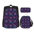 thumbnail image 1 of Fotbe Purple Dreamcatcher1 Set Escolar 3 en 1 para Niños - Mochila Duradera con Lonchera Aislante y Estuche para Lápices - Mochila Escolar para Niños y Niñas, 1 of 7