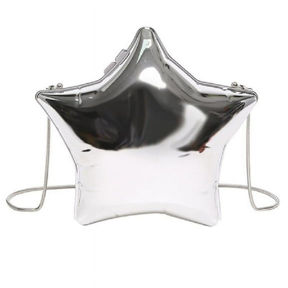 Necvior Women Star Shape Shoulder Bag Bag Evening Bag Fashion Acrylic Crossbody Bag Evening Purse