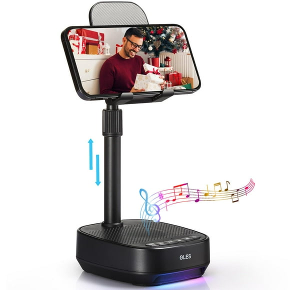 Soporte para teléfono celular con altavoz Bluetooth OLES Gifts