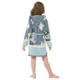 thumbnail image 7 of FORMRS Niños Bathrobe Unisex Hooded Robe Soft Plush Pajamas Sleepwear, Size 4-6T, Cute Animals, 7 of 7