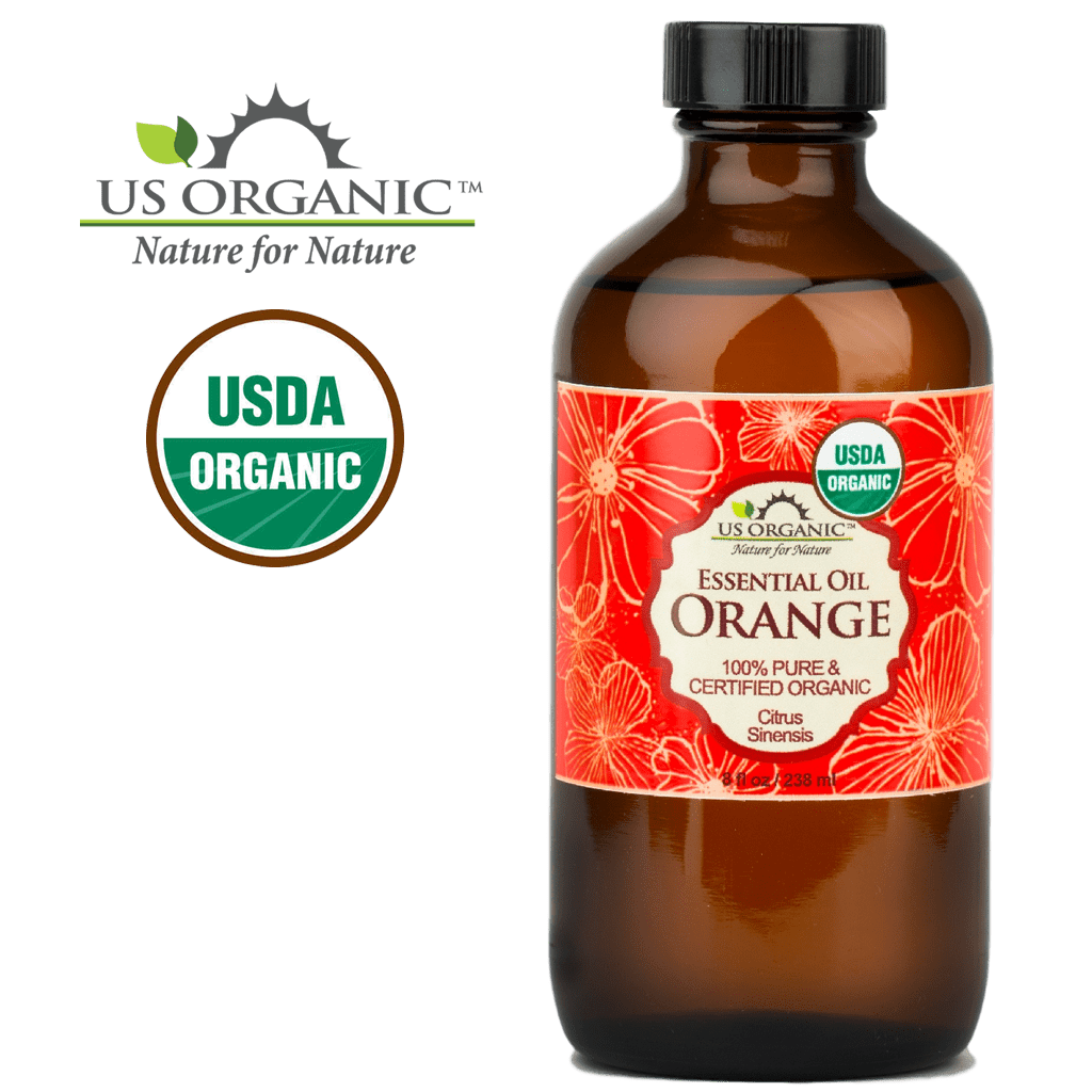US Organic Sweet Orange Essential Oil, 100% Pure Certified USDA Organic