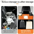 thumbnail image 7 of Multifunctional Car Seat Back Storage Box, 5-in-1 Automotive Backseat Organizer for Cars, Universal Travel Behind Seats Organizers Bag with Tissue Holder 2-Cup Holder, 7 of 7