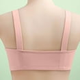 thumbnail image 2 of khonts,Women's Front Snap Closure Full Coverage Bra Comfort Senior Wireless Bralettes Breathable Closing Bras Pink 40, 2 of 6
