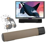 Professional Wireless Soundbar hands fre e Bluetoot h Stereo Music Sound Bar Speaker System Support TF Card For TV Home