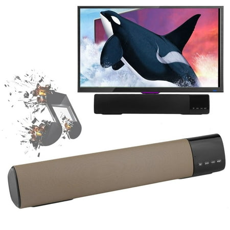 Professional Wireless Soundbar hands fre e Bluetoot h Stereo Music Sound Bar Speaker System Support TF Card For TV Home