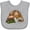 AC-Heather Grey, variant on Inktastic Cute Pile of Turtles Boys or Girls Baby Bib