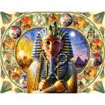 thumbnail image 2 of Cuadros Decorativos Diamante pintura DIY Egipto persona completo redondo taladro Rhinestone Kit (WT940) Ehuebsd embutido en tela, 2 of 9