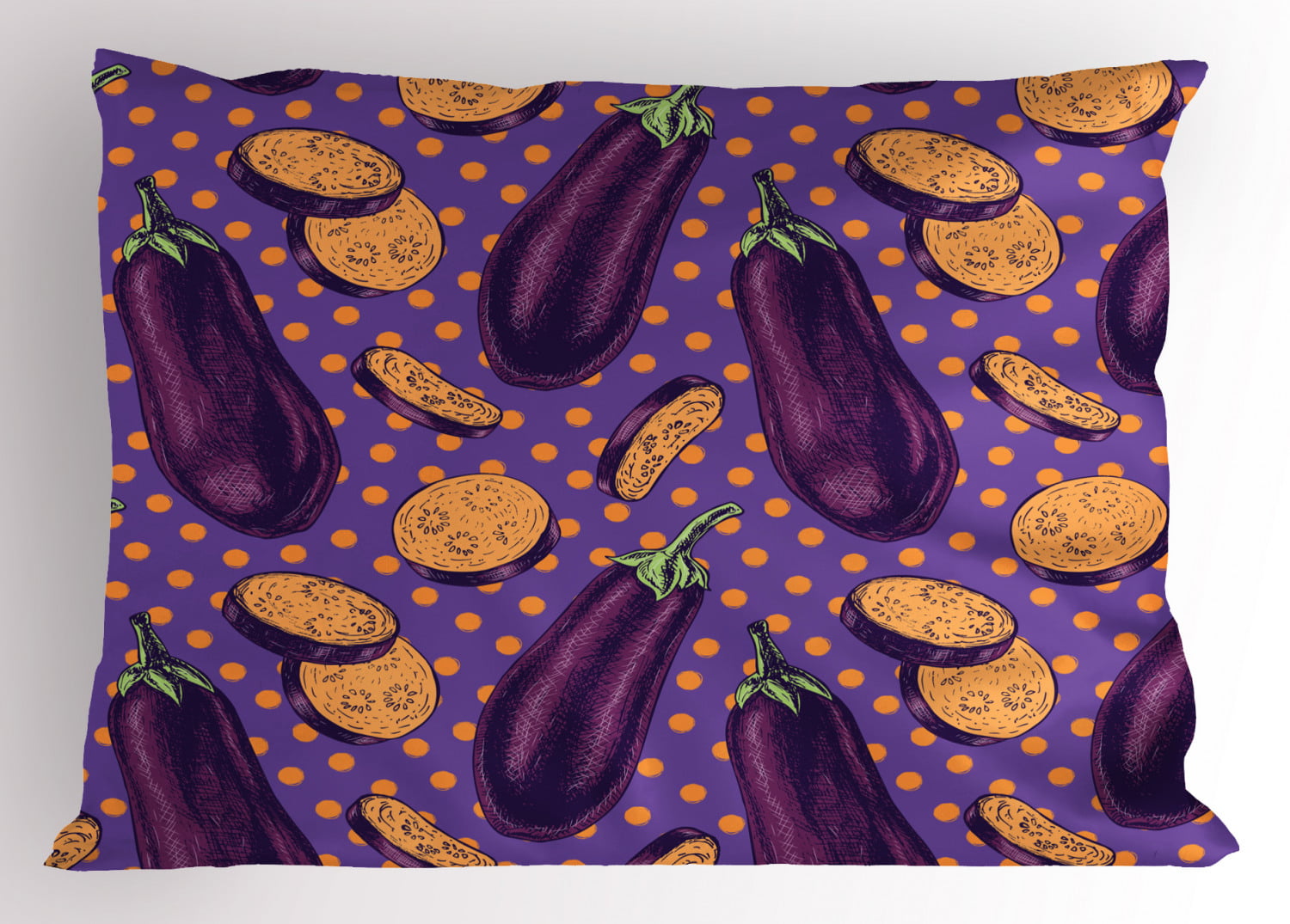 eggplant pillow shams