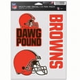 thumbnail image 1 of Wincraft  NFL Cleveland Browns Decal Multi Use Fan - Pack of 3, 1 of 1