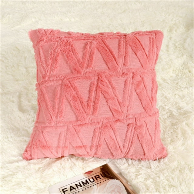 Cojín de balcón para sala de estar de dormitorio, funda de almohada de felpa corta, respaldo de otoño e invierno Wmkox8yii HFSH4277