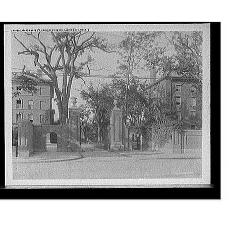 Historic Print, North gate '79, Harvard University, Cambridge, Mass., 18" x 24"
