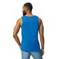 thumbnail image 5 of Gildan Men’s Heavy Cotton Tank Top, 6-Pack, Sleeveless Undershirt, Classic Fit, Royal, Sizes S-3XL, 5 of 5