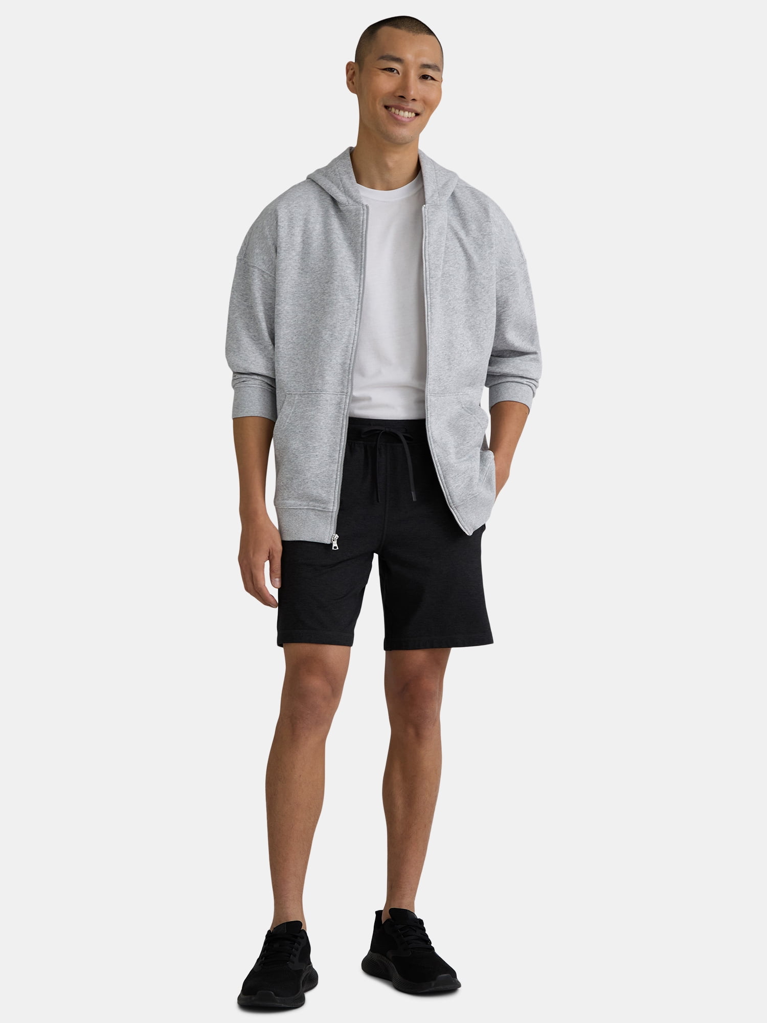 Athletic Works Men's and Big Men's Soft ButterCore Shorts, 6" & 8" Inseams, Sizes XS-5XL