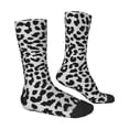 thumbnail image 2 of Goofa Similar To Leopard Print Printed Men's Crew Socks, Soft Durable Breathable Moisture-Wicking with Odor Control Cotton socks, 2 of 9