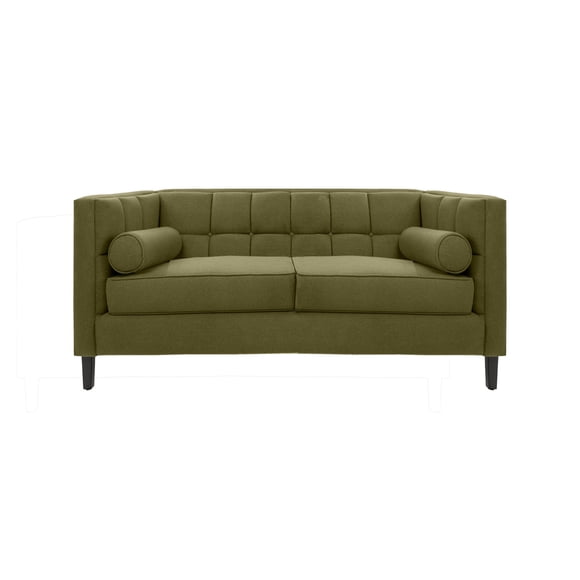 Love Seat Drake Verde Kessa Muebles