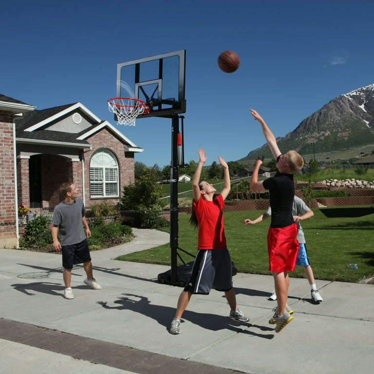 Lifetime, Portable Basketball Hoop, 52-Inch, Power Lift Adjustment