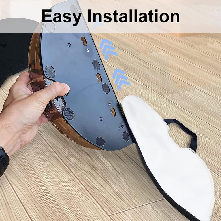 12 Pcs Replacement Mop Pads For ECOVACS Winbot Mini Window Cleaning Robot – Washable, High Absorbency Microfiber Refills
