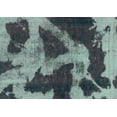 thumbnail image 1 of Ahgly Company Machine Washable Indoor Rectangle Abstract Turquoise Blue Modern Area Rugs, 7' x 9', 1 of 4