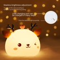 thumbnail image 5 of Luz nocturna para niños, bonita luz nocturna para niños, decoración de habitación de niña adolescente, bonita luz nocturna Kawaii, luz nocturna de silicona recargable para habitación de bebé, bonito JAMW Sencillez, 5 of 5