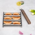 thumbnail image 3 of ROCKROK Sausage Roller Rack Portable BBQ Hot Dog Grillers for Evenly Cooked Hot Dog, 3 of 9