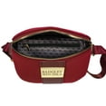 thumbnail image 3 of BADGLEY MISCHKA Sage Scuba and Vegan Leather Belt Bag (Burgundy), 3 of 8