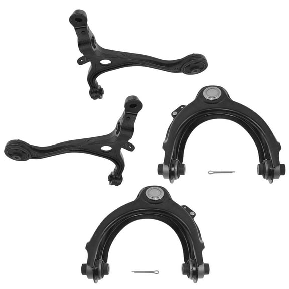 TRQ Front Upper Lower Control Arm Suspension Kit Set 4pc for Accord TSX New PSA62868
