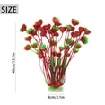 thumbnail image 2 of Deago 2 Pcs 15.7 Inch Large Aquarium Plants Artificial Plastic Fish Tank Plants Decoration Ornament for Fish, Red, 2 of 8