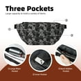 thumbnail image 2 of Sigee Rose Flowers for Multi-functional Belt Bag for Men and Women With Adjustable Strap For Travel Running Hiking, 2 of 8