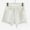 White, variant on Summer Shorts for Women Women's Fashion Solid Color Irregularity Rough Selvedge Euryscelia Denim Shorts