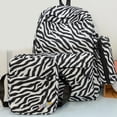 thumbnail image 4 of HUISZJ 3-In-1 School Bag Set, Cow Pattern Bookbag with Lunch Box, School Backpack Set for School Women College (Style 2), 4 of 7