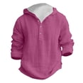 thumbnail image 4 of Bobifish Toddler Boys Shirts Button Down Hooded Long Sleeve Breathable Tee Tops Lapel Neck Solid Color Beach Casual Daily Wear Pullover Tops,Size 4-5Y, 4 of 4