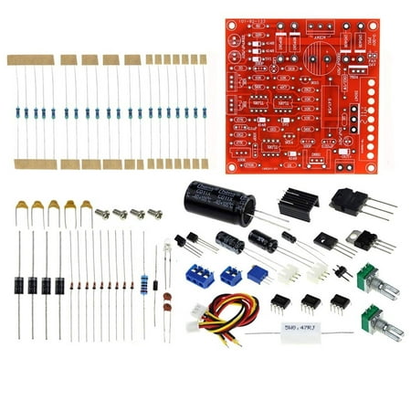 DC Regulated Power Supply DIY Kit, 0-30V 2mA-3A Regulated Power Supply Kit Continuously Adjustable Short Circuit Current Limiting Protection DIY
