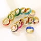 thumbnail image 2 of Anillo de cristal de circón 3A para mujer, sortija de lujo Multicolor, a la moda, para fiesta de graduación, regalo, joyería llamativa, salida de fábrica, nuevo, 2 of 4