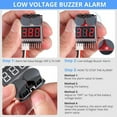 thumbnail image 5 of 5PCS 2 In1 1-8S Lipo Battery Voltage Tester, RC Low Voltage Buzzer Alarm, Battery Monitor Checker Tester for Lipo/Li-Ion, 5 of 8