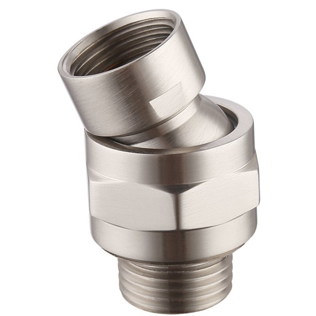 Cateissary Adaptador de ducha Cabezal de ducha de acero inoxidable Válvula desviadora Separador de agua para baño, cepillado Type2 NO2 Cateissary HA002205-02