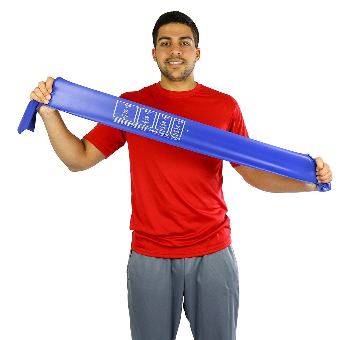 CanDo AccuForce Low-Powder Exercise Fitness Band - 4