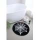 thumbnail image 2 of Alfombra de baño suave y divertida con decoración de Halloween para niños, antideslizante, absorbente, lavable a máquina, decoración de dormitorio para niños, alfombra para puerta de baño (negro), 2 of 4