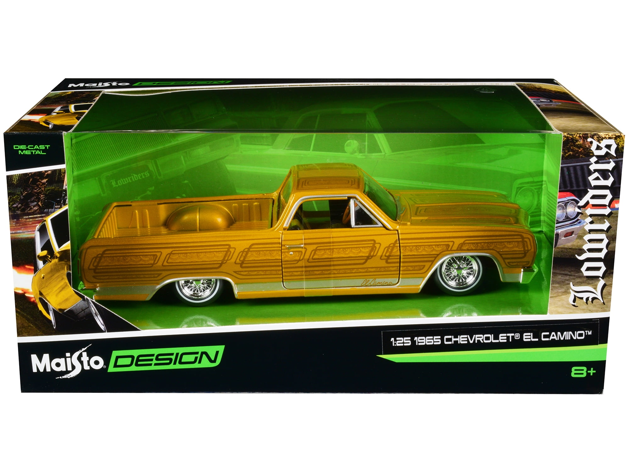 1965 Chevrolet El Camino Lowrider Gold Metallic with Graphics ...