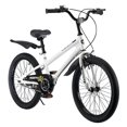 thumbnail image 1 of RoyalBaby Freestyle 20 Inch Kids Bike with Kickstand & Water Bottle, White, 1 of 12