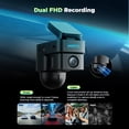 thumbnail image 6 of LAMTTO 4G LTE Dash Cam Built-in SIM Card, No WiFi Needed, 2K + 1080p Front & Inside Car Camera, Remote Live-View, Location Event Video Alarm, Cloud Storage, 6 of 13