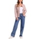 thumbnail image 2 of Chaqueta acolchada ligera para mujer Inspire Chic, con botones, empacable, de manga larga, color rosa, 2 of 6