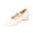 Offer-White, variant on Women's Mary Jane Shoes Patent Leather Square Toe Adjustable Buckle Strap Retro Closed Toe Low Heel Pumps for Office Work Casual Daily Wear