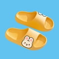 thumbnail image 6 of CYRBOKO Girls Slippers, Bathroom Non-Slip Open Toes Cozy Indoor Kids Slippers Yellow Size 13-13.5 (Big Kids), 6 of 6