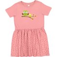 thumbnail image 3 of Inktastic Two Cute Owls on a Branch Girls Toddler Dress, 3 of 5