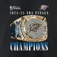 thumbnail image 4 of Men's Fanatics  Black Oklahoma City Thunder 2025 NBA Finals Champions Inbound Pass Ring T-Shirt, 4 of 4