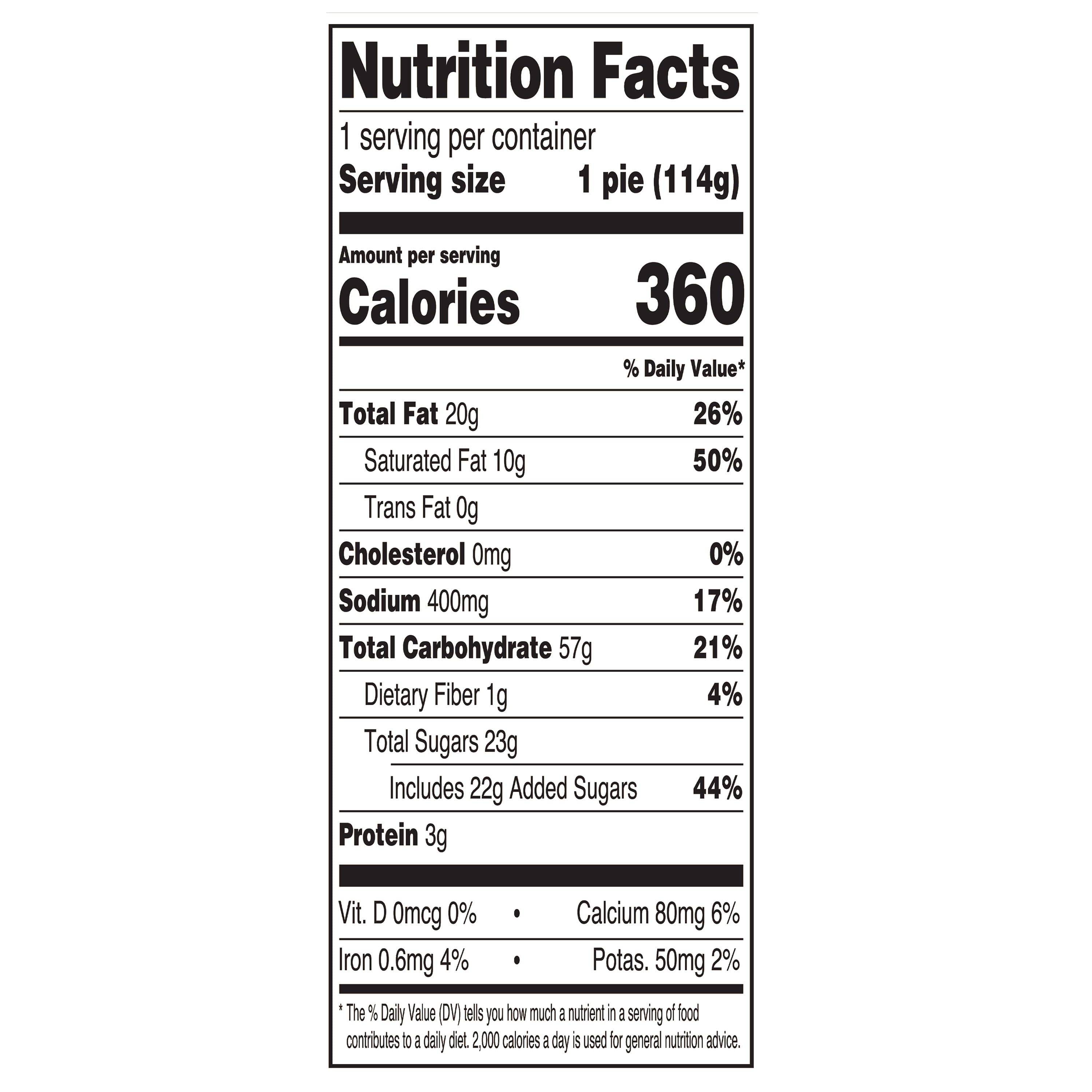 Freshness Guaranteed 4" Chocolate Éclair Mini Baked Pie, 4 oz Carton (Shelf Stable)