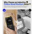 thumbnail image 3 of Advanced FNIRSI WMT-10 Non-Contact Wood Moisture Detector - Accurate Humidity Measurement for Wood, Plaster, and Brick Walls with 2.4" Display and Data Storage Features, 3 of 7