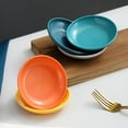 thumbnail image 3 of Djiypn 6 Pack Soy Sauce Dish Plastic Dip Bowl Set, Mini Dip Sauce Bowl Set, 4" Mini Soy Sauce Plate, Small Dipping Sauce Cups for Ketchup Sauce Plate, Soybean, BBQ, Party, Green, 3 of 8