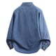 thumbnail image 3 of Blusa y camisa de manga larga con cuello vuelto para hombre, blusa informal a cuadros a la moda con botones y cuello vuelto, blusa de poliéster para hombre, 3 of 5